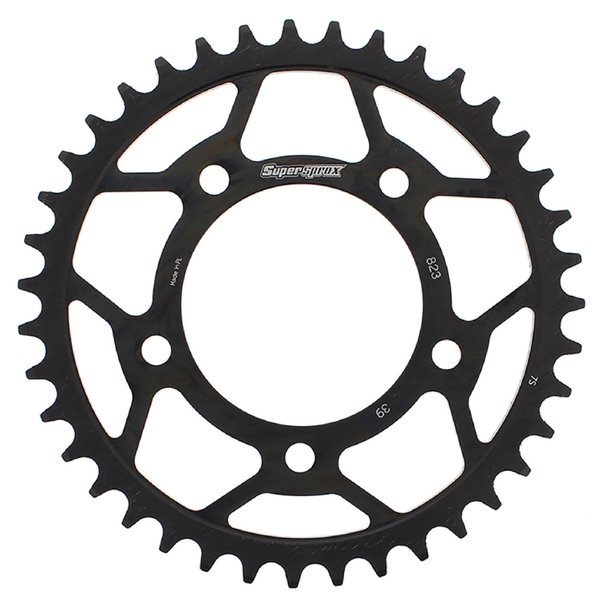 Supersprox Steel Sprocket Black 39T- for Suzuki GS500H 07 08 09 RFE-823-39-BLK